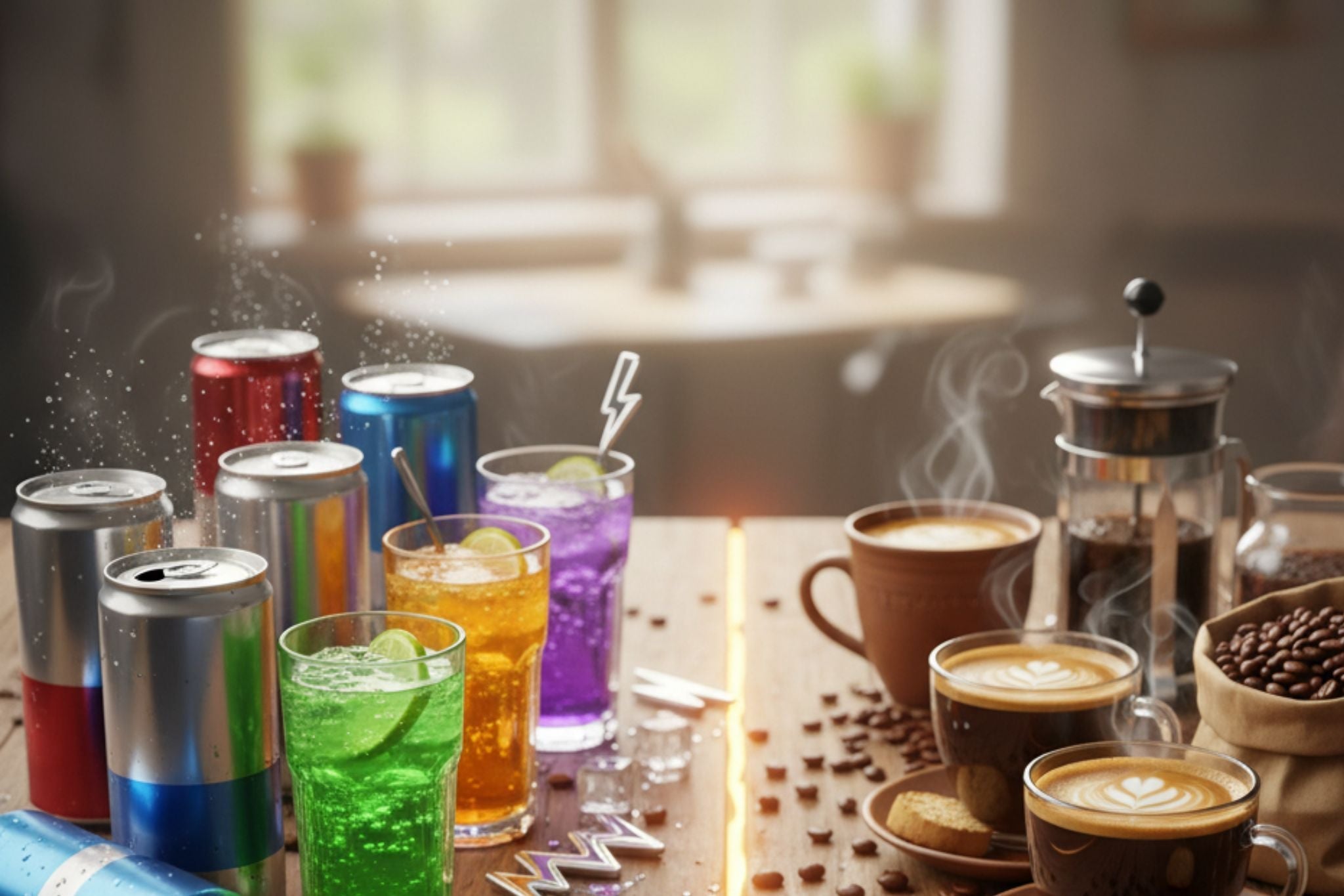 Energy Drinks vs Coffee